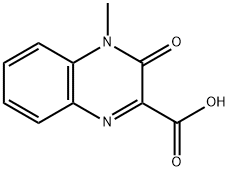 4-Methyl-3-oxo-3,4-dihydro-quinoxaline-2-carboxylic acid Struktur