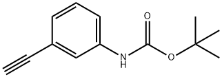 Carbamic acid, (3-ethynylphenyl)-, 1,1-dimethylethyl ester (9CI) Struktur