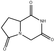 Pyrrolo[1,2-a]pyrazine-1,3,6(2H,4H,7H)-trione, dihydro- (9CI) Struktur