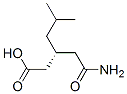 (R)-3-(CARBAMOYLMETHYL)-5-METHYLHEXANOIC ACID Struktur