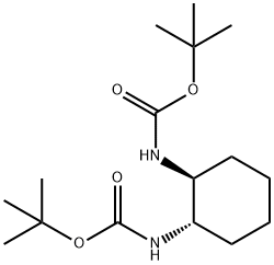 (1S,2S)-N,N'-DIBOC-1,2-CYCLOHEXANEDIAMINE Struktur