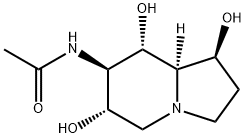 Acetamide, N-(octahydro-1,6,8-trihydroxy-7-indolizinyl)-, 1S-(1.alpha.,6.beta.,7.alpha.,8.beta.,8a.beta.)- Struktur