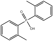 Bis(2-methylphenyl)phosphinic acid Struktur