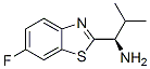 2-Benzothiazolemethanamine,6-fluoro-alpha-(1-methylethyl)-,(alphaR)-(9CI) Struktur