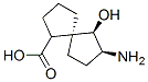 Spiro[4.4]nonane-1-carboxylic acid, 7-amino-6-hydroxy-, [5alpha(S*),6beta,7beta]- (9CI) Struktur