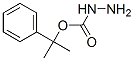 Hydrazinecarboxylic acid, 1-methyl-1-phenylethyl ester (9CI) Struktur