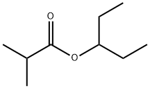 Propanoic acid, 2-Methyl-, 1-ethylpropyl ester Struktur