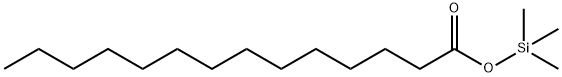 Tetradecanoic acid trimethylsilyl ester Struktur