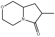 6H-Pyrrolo[2,1-c][1,4]oxazin-6-one,  hexahydro-7-methyl- Struktur