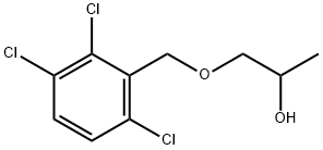 1-[(2,3,6-trichlorophenyl)methoxy]propan-2-ol Struktur