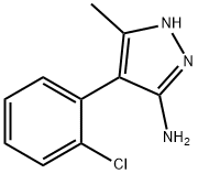 4-(2-Chlorophenyl)-3-methyl-1H-pyrazol-5-amine Struktur