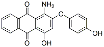 1-amino-4-hydroxy-2-(4-hydroxyphenoxy)anthraquinone Struktur