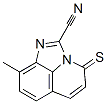 4H-Imidazo[4,5,1-ij]quinoline-2-carbonitrile,  9-methyl-4-thioxo- Struktur