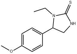 1-Ethyl-5-(4-methoxyphenyl)-2-imidazolidinethione Struktur