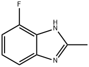 1H-BENZIMIDAZOLE, 4-FLUORO-2-METHYL- Struktur