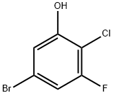 5-bromo-2-chloro-3-fluorophenol Struktur