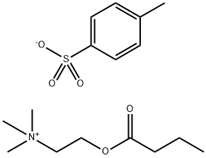 BUTYRYLCHOLINE P-TOLUENESULFONATE Struktur