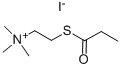 PROPIONYLTHIOCHOLINE IODIDE Struktur