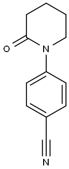 4-(2-OXO-PIPERIDIN-1-YL)-BENZONITRILE Struktur