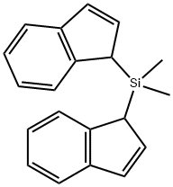 DIMETHYLBIS(INDENYL)SILANE Struktur