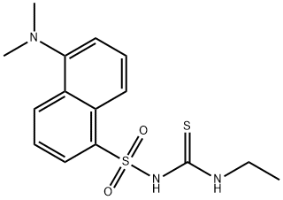 N-DANSYL-N'-ETHYLTHIOUREA Struktur