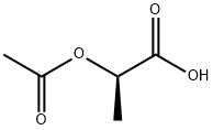 Propanoic acid, 2-(acetyloxy)-, (2R)- Struktur