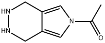 1H-Pyrrolo[3,4-d]pyridazine, 6-acetyl-2,3,4,6-tetrahydro- (9CI) Struktur