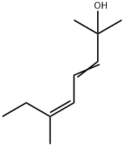 2,6-二甲基-(Z)-3,5-辛二烯-2-醇 結(jié)構(gòu)式