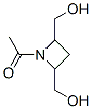 2,4-Azetidinedimethanol, 1-acetyl- (9CI) Structure