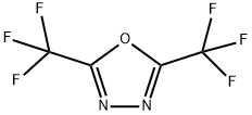 2,5-BIS(TRIFLUOROMETHYL)-1,3,4-OXADIAZOLE Struktur