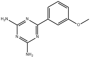 1,3,5-Triazine-2,4-diaMine, 6-(3-Methoxyphenyl)- Struktur