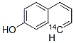 B-NAPHTHOL-8-14C Struktur