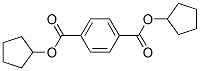 Terephthalic acid dicyclopentyl ester Struktur