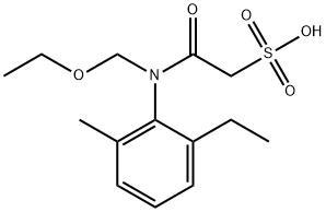 ACETOCHLOR ESA SODIUM SALT Struktur