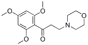 3-Morpholino-1-(2,4,6-trimethoxyphenyl)-1-propanone Struktur