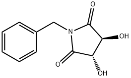 (3S,4S)-(-)-1-BENZYL-3,4-DIHYDROXYPYRROLIDIN-2,5-DIONE Struktur