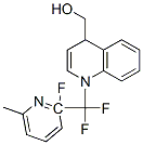 6-Methyl-alpha-2-pyridyl-2-trifluoromethyl quinoline-4-methanol Struktur