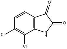 6,7-dichloro-1H-indole-2,3-dione Struktur