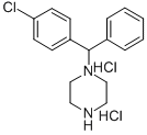 1-[(4-氯苯基)芐基]哌嗪二鹽酸鹽 結(jié)構(gòu)式