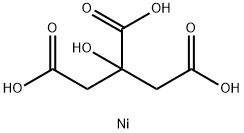 nickel(2+) hydrogen citrate Struktur