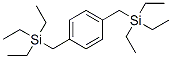 Silane,[1,4-phenylenebis(methylene)bis]triethyl- Struktur