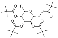 2,3,4,6-Tetra-O-pivaloyl-D-mannopyranosylfluoride Struktur