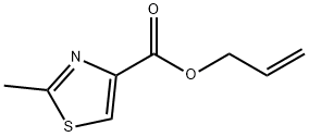 4-Thiazolecarboxylicacid,2-methyl-,2-propenylester(9CI) Struktur