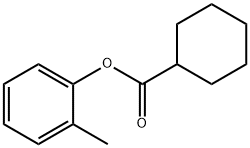 o-tolyl cyclohexanecarboxylate Struktur