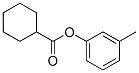 3-methylphenyl cyclohexanecarboxylate Struktur