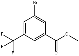 methyl 3-bromo-5-(trifluoromethyl)benzoate Struktur