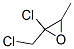 Oxirane,  2-chloro-2-(chloromethyl)-3-methyl- Struktur