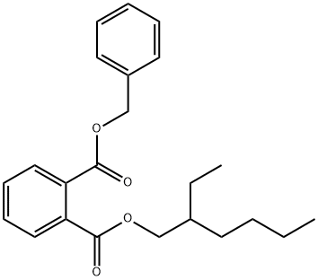 2-Ethylhexyl benzyl phthalate Structure