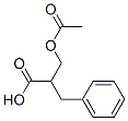 Benzenepropanoic acid, -alpha--[(acetyloxy)methyl]- (9CI) Struktur