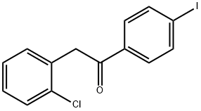 2-(2-CHLOROPHENYL)-4'-IODOACETOPHENONE Struktur